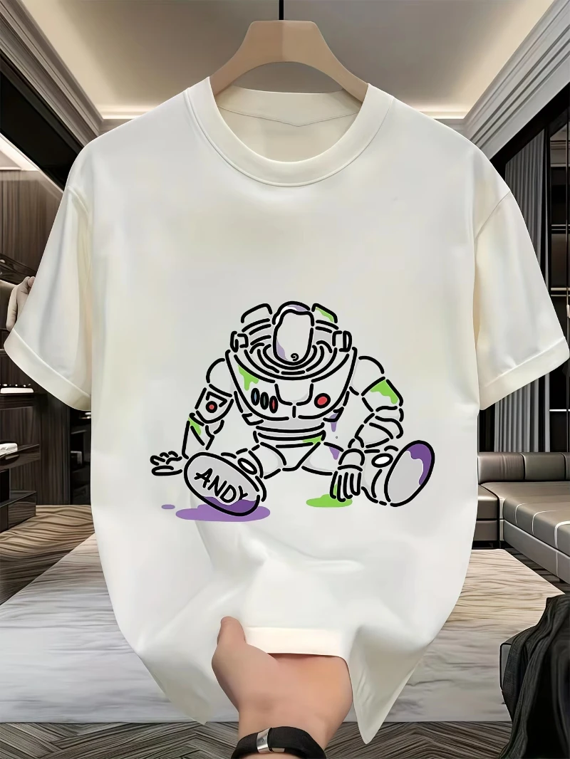 

MINISO Disney Toy Story Bath Cartoon Animated TShirt Boys and Girls Summer Leisure Sports Family Parent-Child Wear Short Sleeves