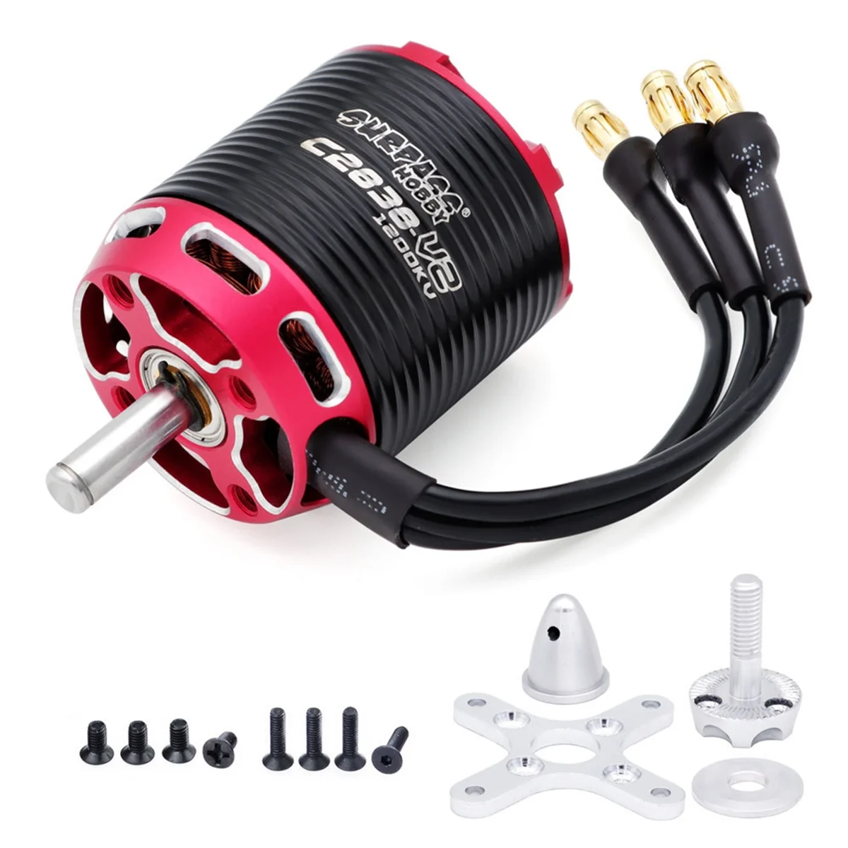 C2838 V2 2-3S 2-4S 14-Pole Outrunner Brushless Motor for Fixed-Wing Aircraft Airplane