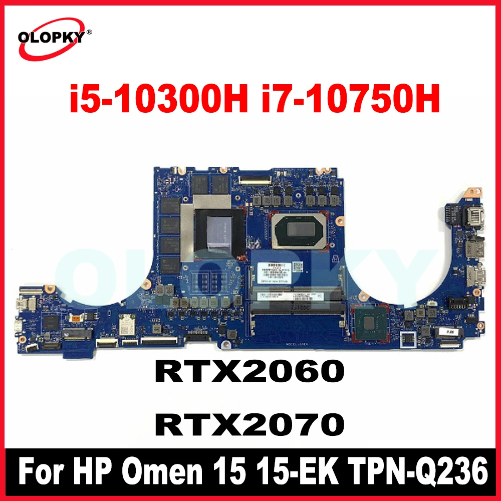 DA0G3EMBCD0 for HP Omen 15 15-EK TPN-Q236 Laptop Motherboard with i5-10300H i7-10750H CPU RTX 2060/2070 GPU DDR4 Fully tested
