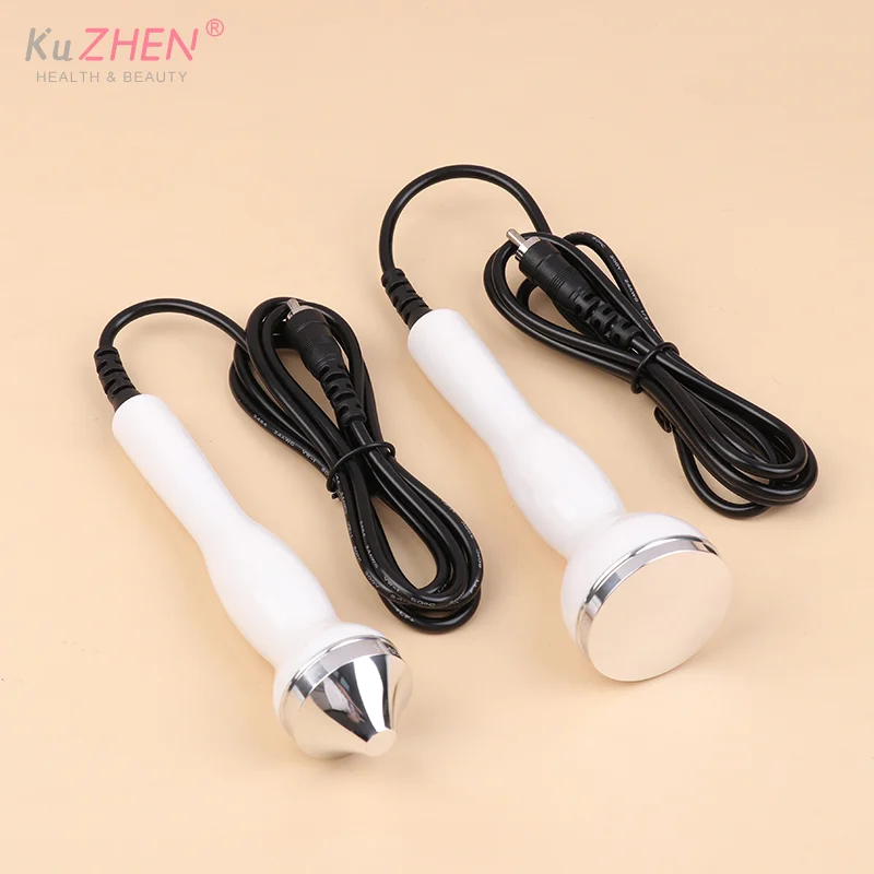 Beauty Facial Machine Accessor Face Eye Ultrasound Probe Tip Probe Flat Massage Head For Ultrasonic  Facial Machine Accessories
