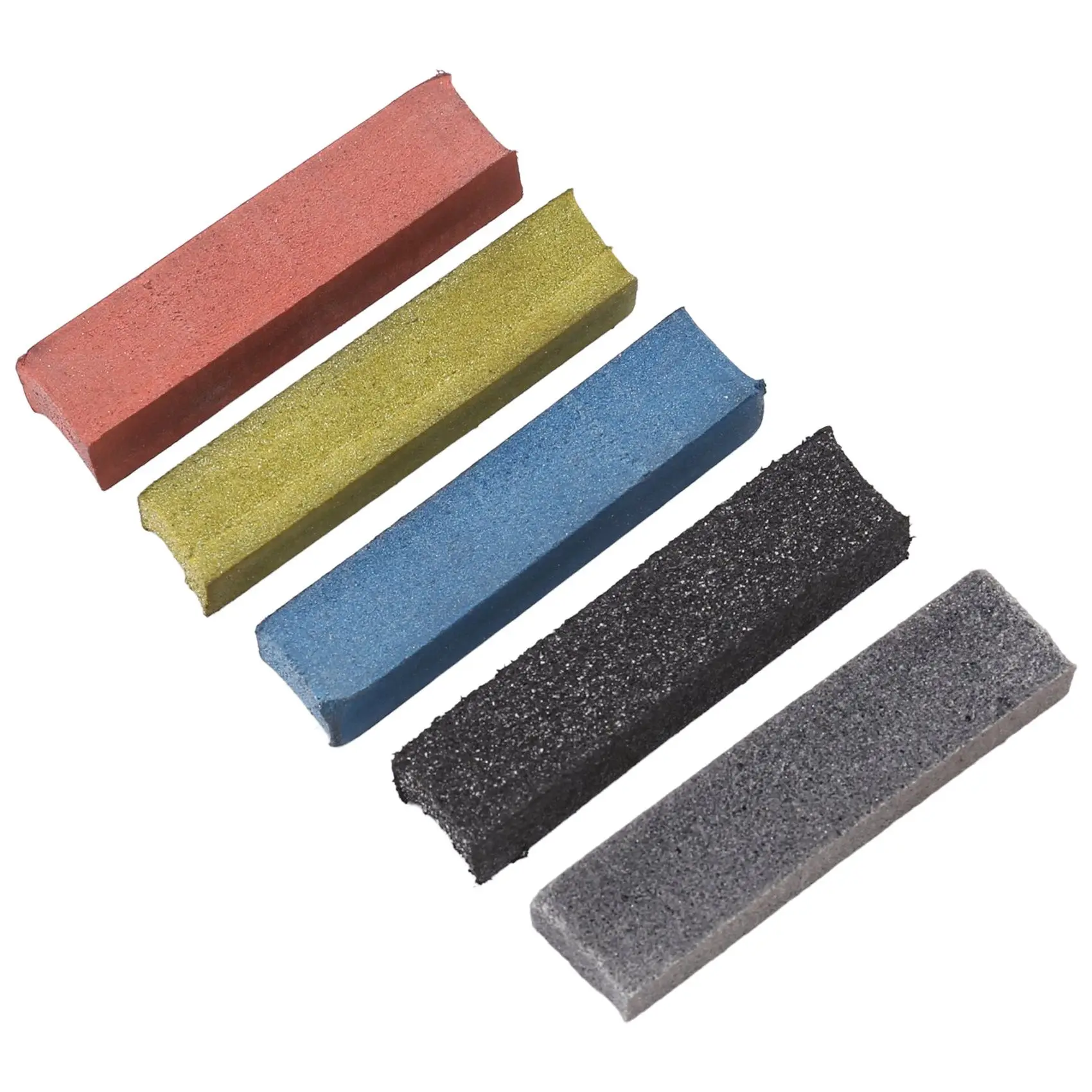 5Pack Fret Erasers for Guitar,Fret Polishing Cleaner,Frets Polish Tools,Clean Fret String(180&400&1000&1500&2000 Grit)