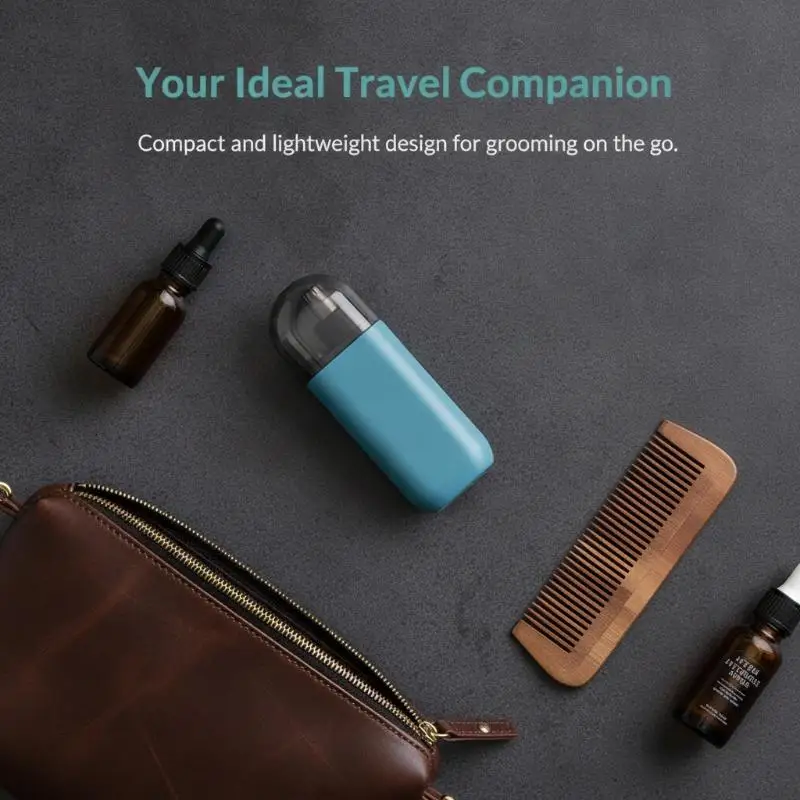 Electric Nose Hair Trimmer Painless Rechargeable Nose Ear Hair Clipper Portable Cordless Grooming Device for Personal Care Use