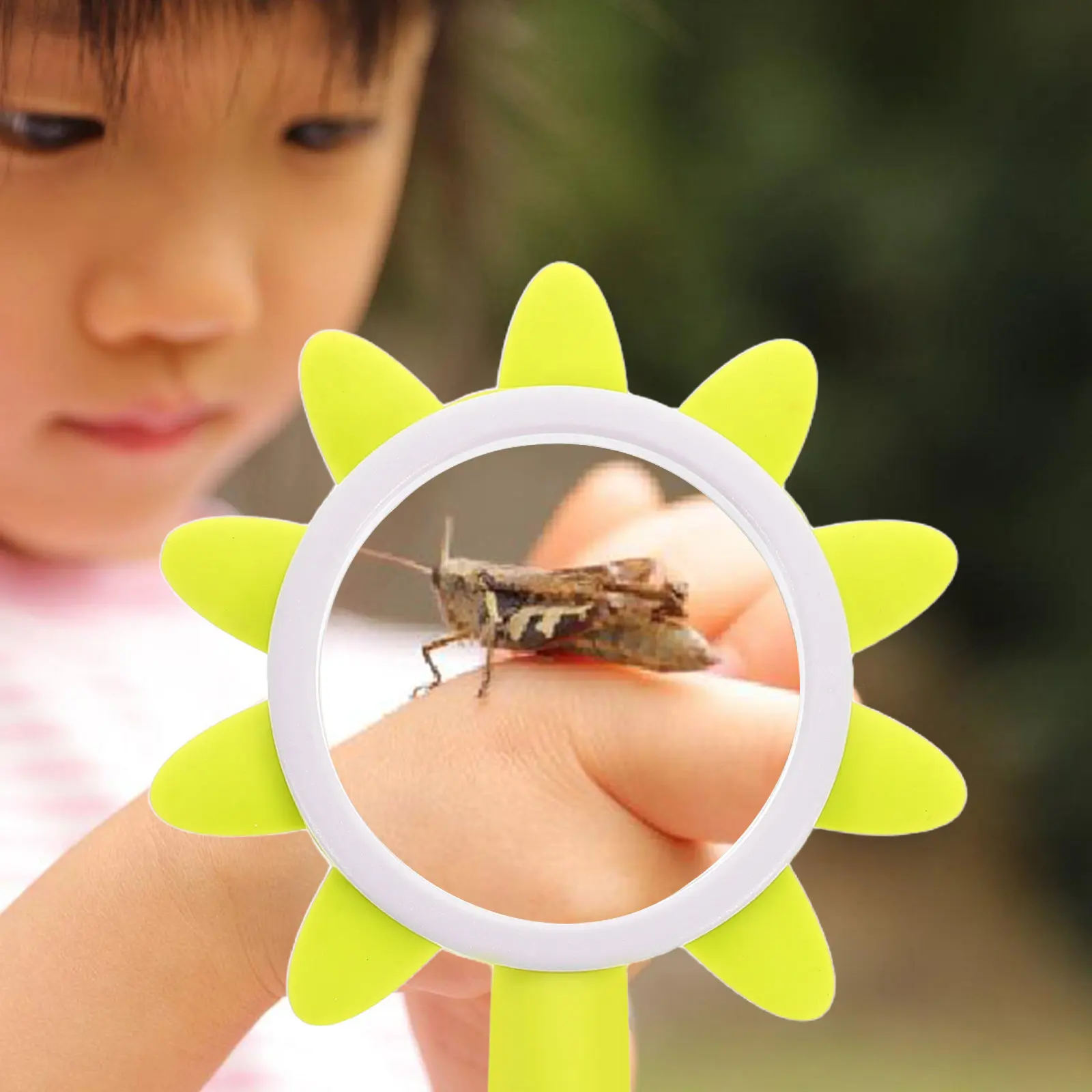 10pcs Kids Magnifying Glass Set – Portable Handheld for Outdoor Science, Nature & Insect Observation