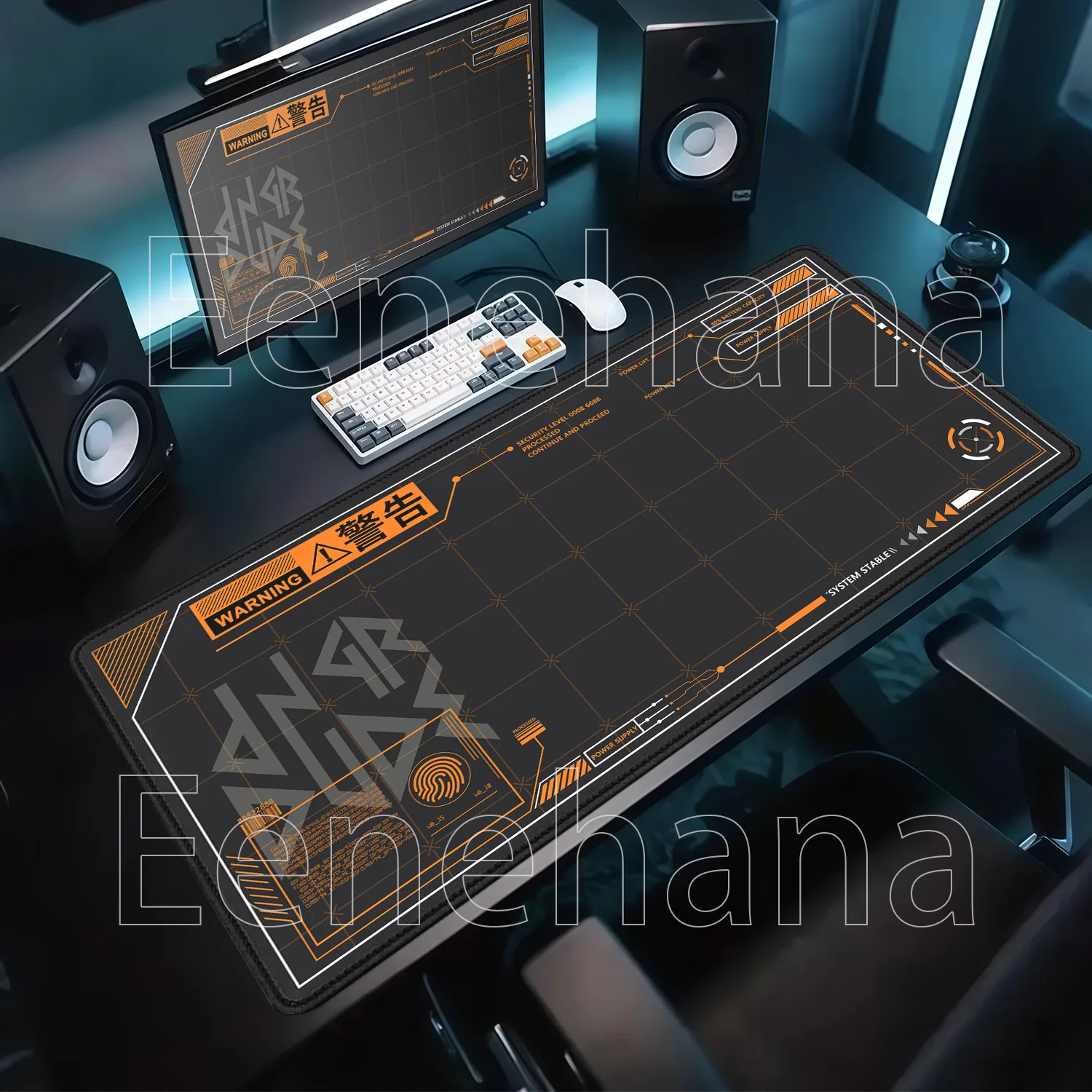 HD Printing Machine Art PC Gaming Mousepad Non-slip Base Esports Keyboard Offices Accessories Playmat Overlock ESports Desk Mat