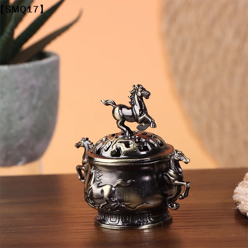 Home Fragrance Miniso - 1Pcs Alloy Incense Burner Horse Lucky