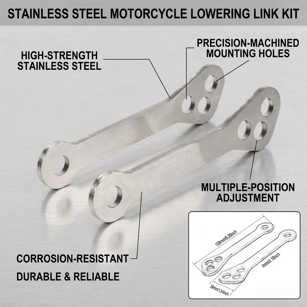 Lowering Links Motorcycle Parts Rear Suspension Cushion Drop Connecting Kit For Triumph Tiger 900 Rally Pro GT Tiger 850 Sport