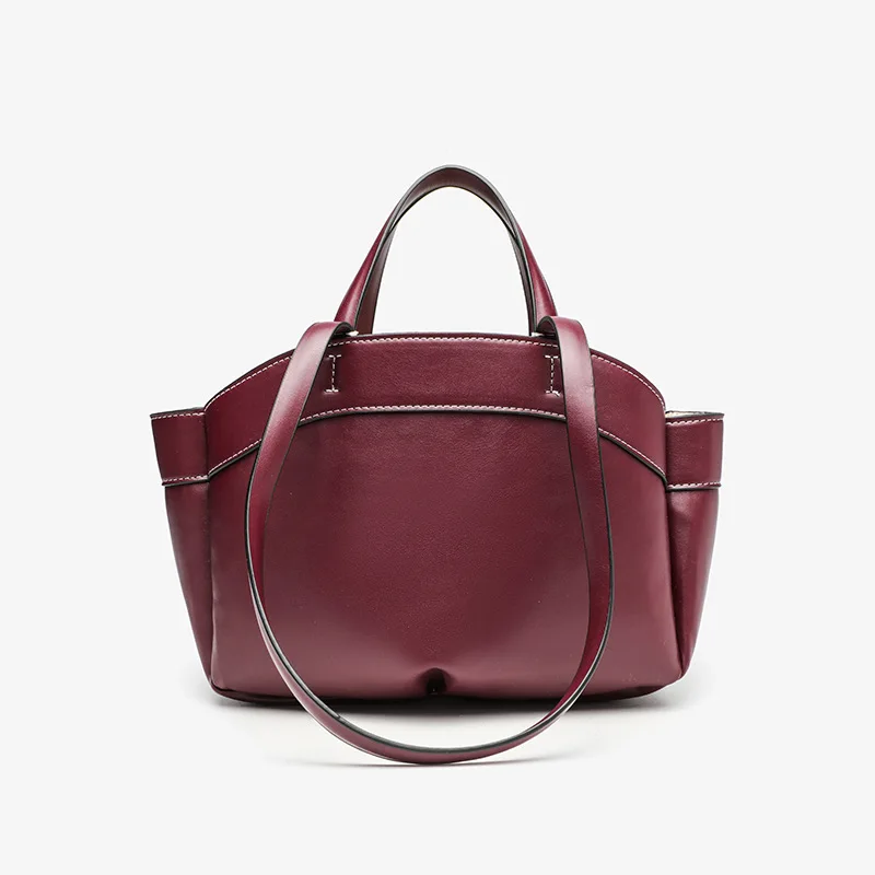 

Retro Pu Leather Tote Bag Large Capacity Women Bucket Handbag Soft Commuter Shoulde Crossbody Bag Casual Portable