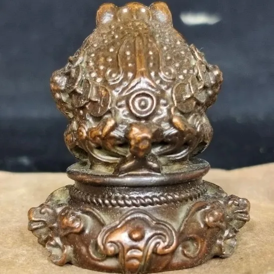 Antique Bronze Ware Brings Wealth, Gold Toad Comes from All Directions Brings Wealth, Treasures, Fengshui Tea, and Tea Ceremony