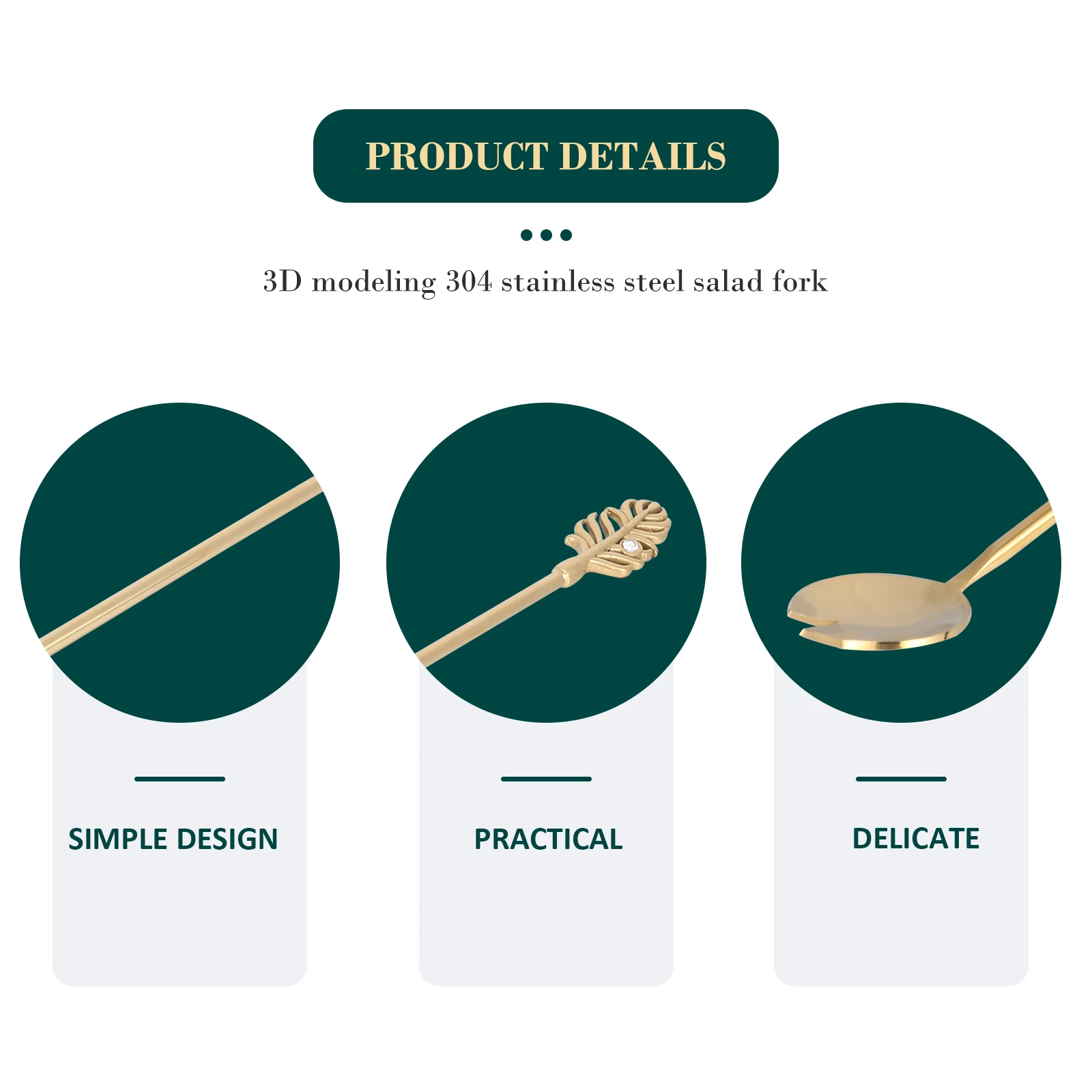 

Salad Kitchen Gadgets Eating Tools Kitchen Supplies Home Food Fork Stainless Steel Fork Home Restaurant