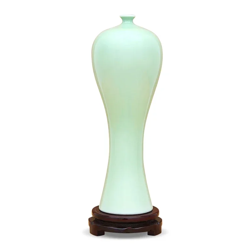 Jingdezhen Ceramic Vase  Antique Beauty, Color Glaze Decorative Piece for Living Room, Showroom Display, Porcelain Flower Vase