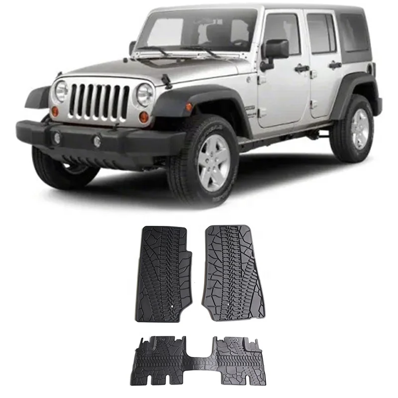 

Лидер продаж, автоаксессуары, автомобильные коврики для Jeep WRANGLER JK 2007-2013, внедорожный напольный коврик