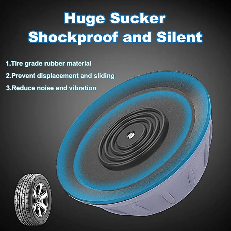 Anti Vibration Pads para máquina de lavar roupa, secador choque, cancelamento de ruído, evitar mover Shaking, 4pcs