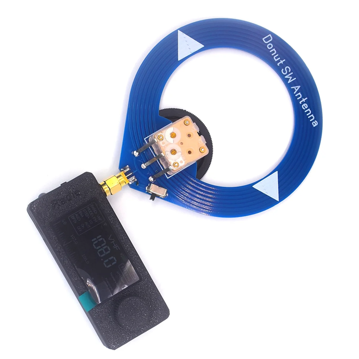 A74Z 1.9 polegadas SI4732 Mini Receptor de Rádio 0.5-108MHz Receptor de Rádio de Ondas Curtas Portátil HF SW MW VHF Mini SI4732 Rádio C