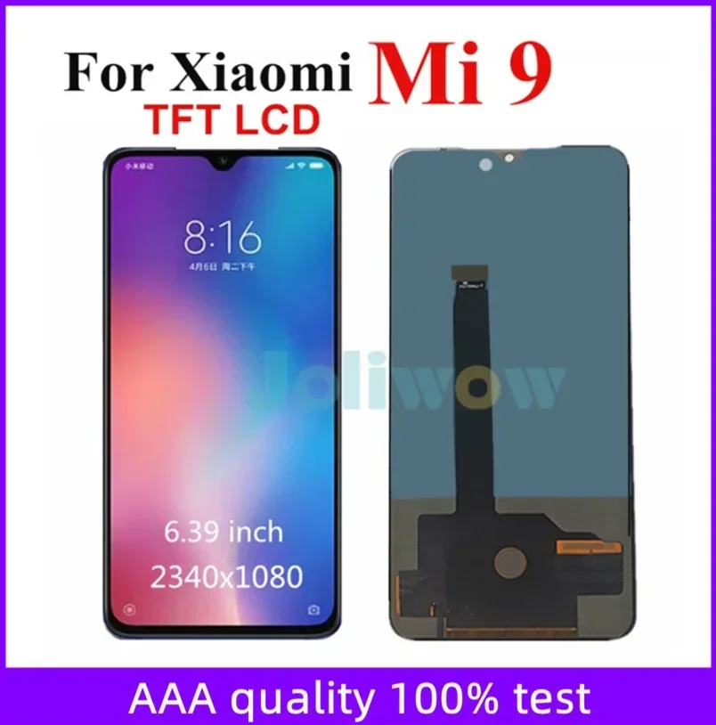 

6.39" TFT LCD For Xiaomi Mi 9 PRO LCD Display Touch Panel Screen Digitizer Assembly Replacement For Xiaomi 9 lcd with Frame