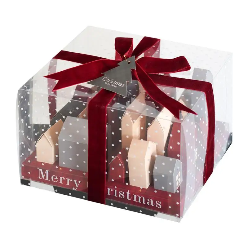 

Christmas Advent Calendar Box 25pcs Empty Countdown Calendar House Box 2024 Christmas Holiday Decoration Package Box
