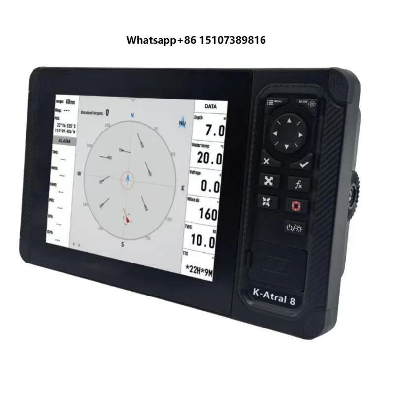 K-Astral 8 8-Inch Touchscreen Multi-Function Display MFD Marine Chartplotter