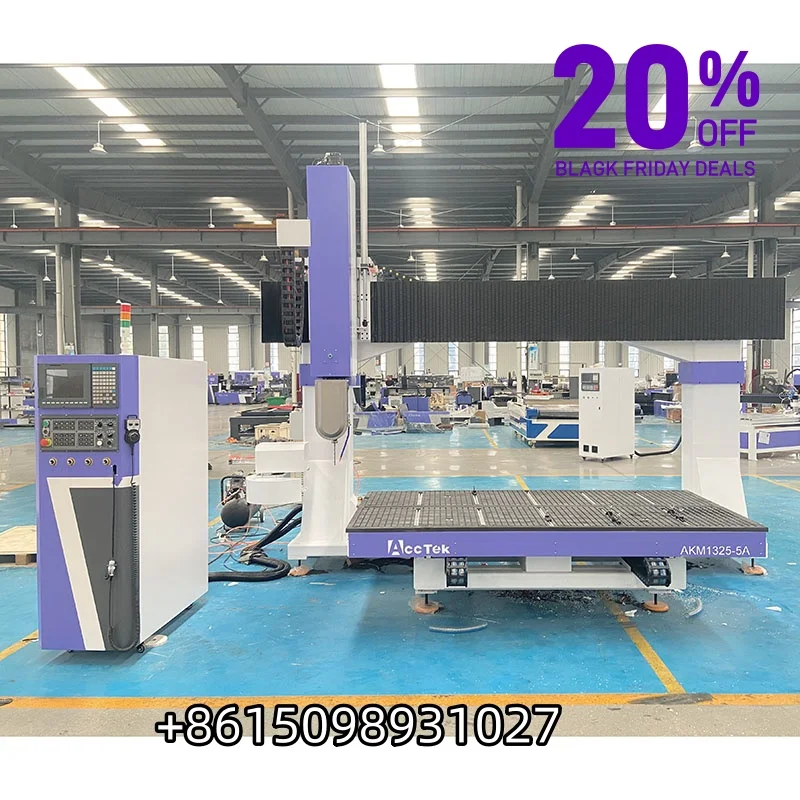Fresatrice CNC a 5 assi con multifunzione per schiuma di legno Router CNC a 5 assi per fresatrice per stampi in schiuma rigida