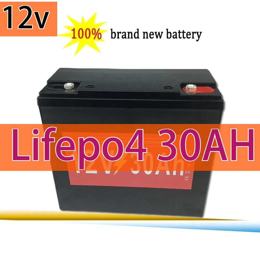 

Lifepo4 12V multipurpose 30Ah Battery Pack for Children's Toy Car, Solar Street Lights Andother Small Equipment Power Supply