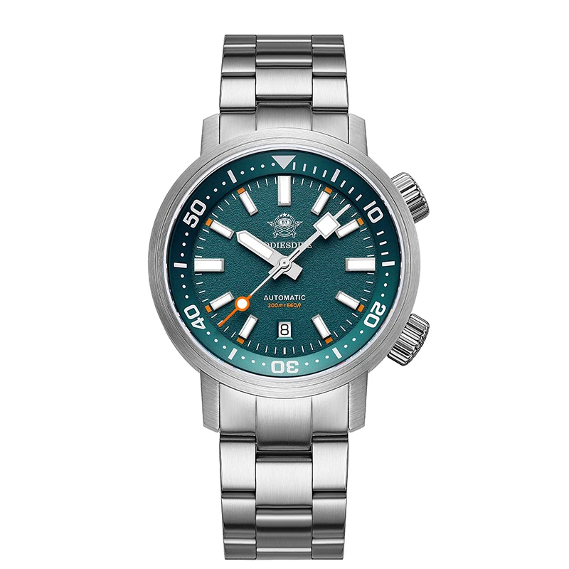 Addiesdive Nieuwe AD2541 Mannen Horloge 200M Waterdicht Saffierkristal BGW9 Lichtgevende 316L Roestvrij Staal Automatische Mechanische Horloge