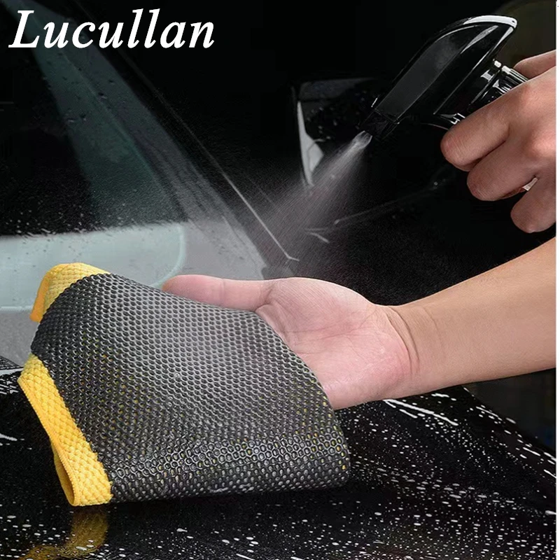 

Lucullan Clay Mitt Glove Detailing Car Wash Cleaning Towel Cloth Quickly Removes Debris from Your Paint