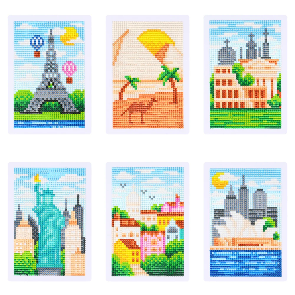 Momoart 5D DIY Diamond Mosaic Landscape Rhinestones Handmade Hobby Full Round Drill Painting Scenery Home Decor