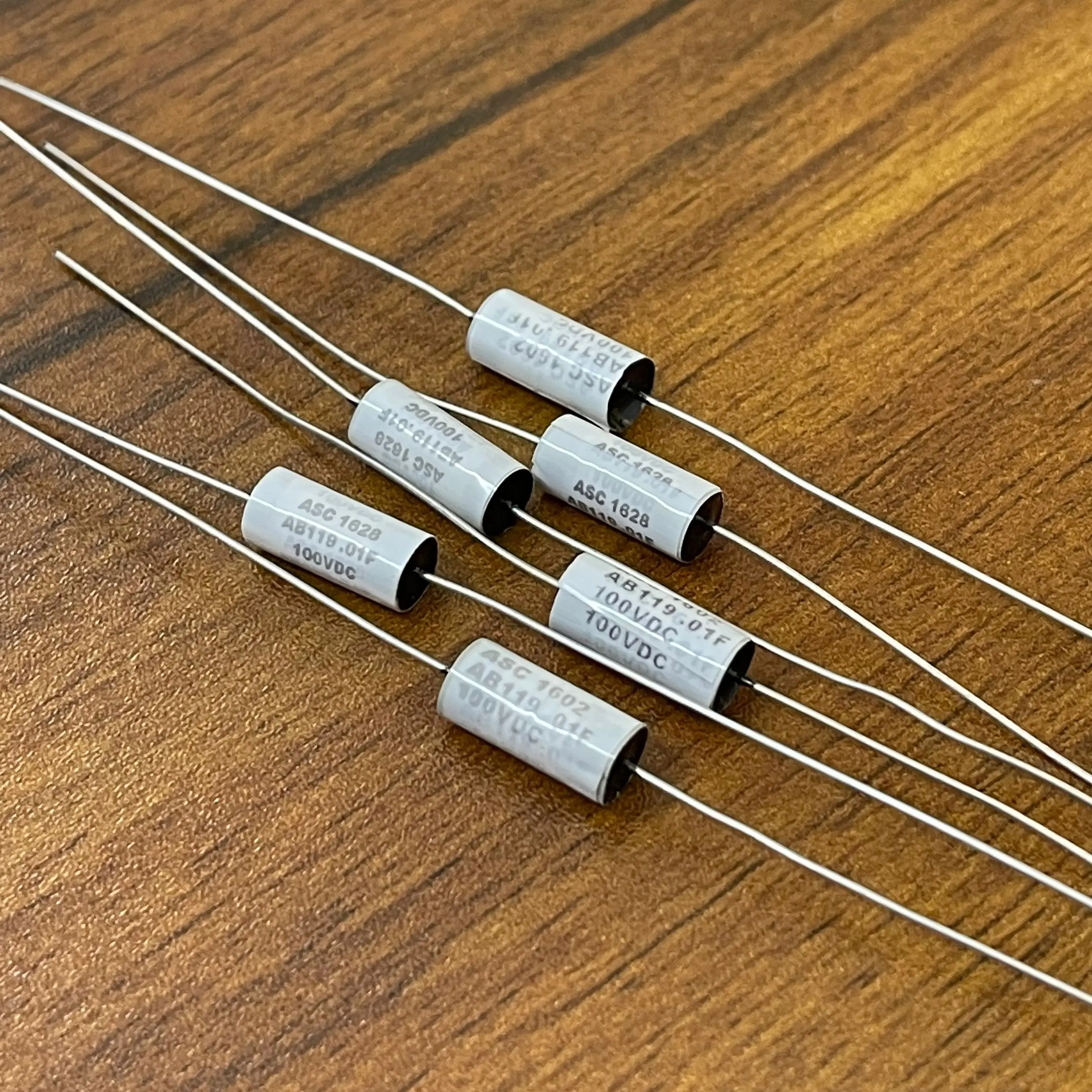 5-50PCS Brand new original ASC AB119 series 0.01UF 100V 103J audio coupling electrodeless film capacitor 5*11MM