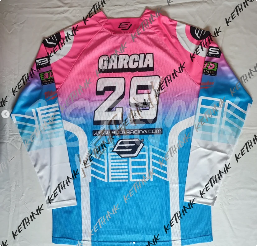 

2026 New Kawasaki Racing Team Jersey #29 GARCIA MXGP Long Sleeved Oversized Motocross Shirt Men's Cycling Suit
