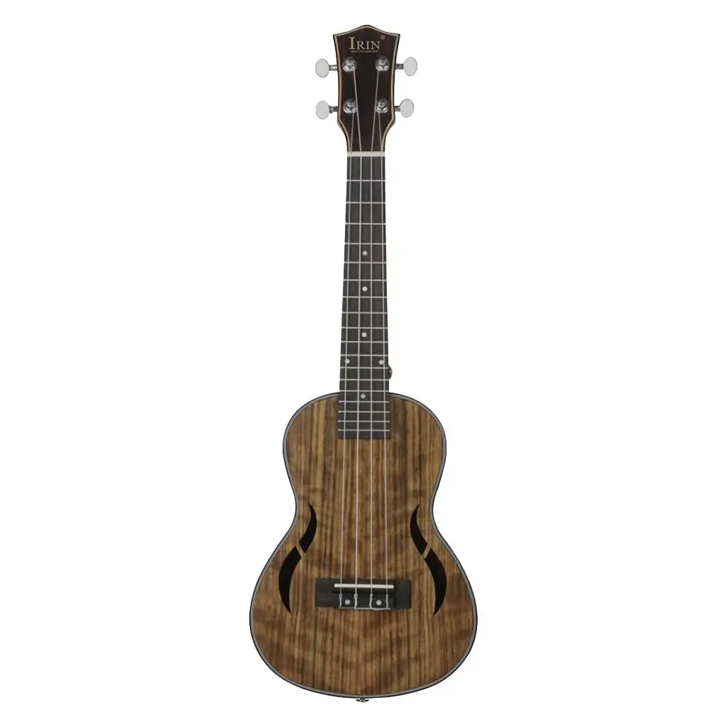 26 Inch Ukulele Guitar Kit With Bag Case Walnut Wood 4 Strings Mini Acoustic Uke For Music Lovers And Beginners