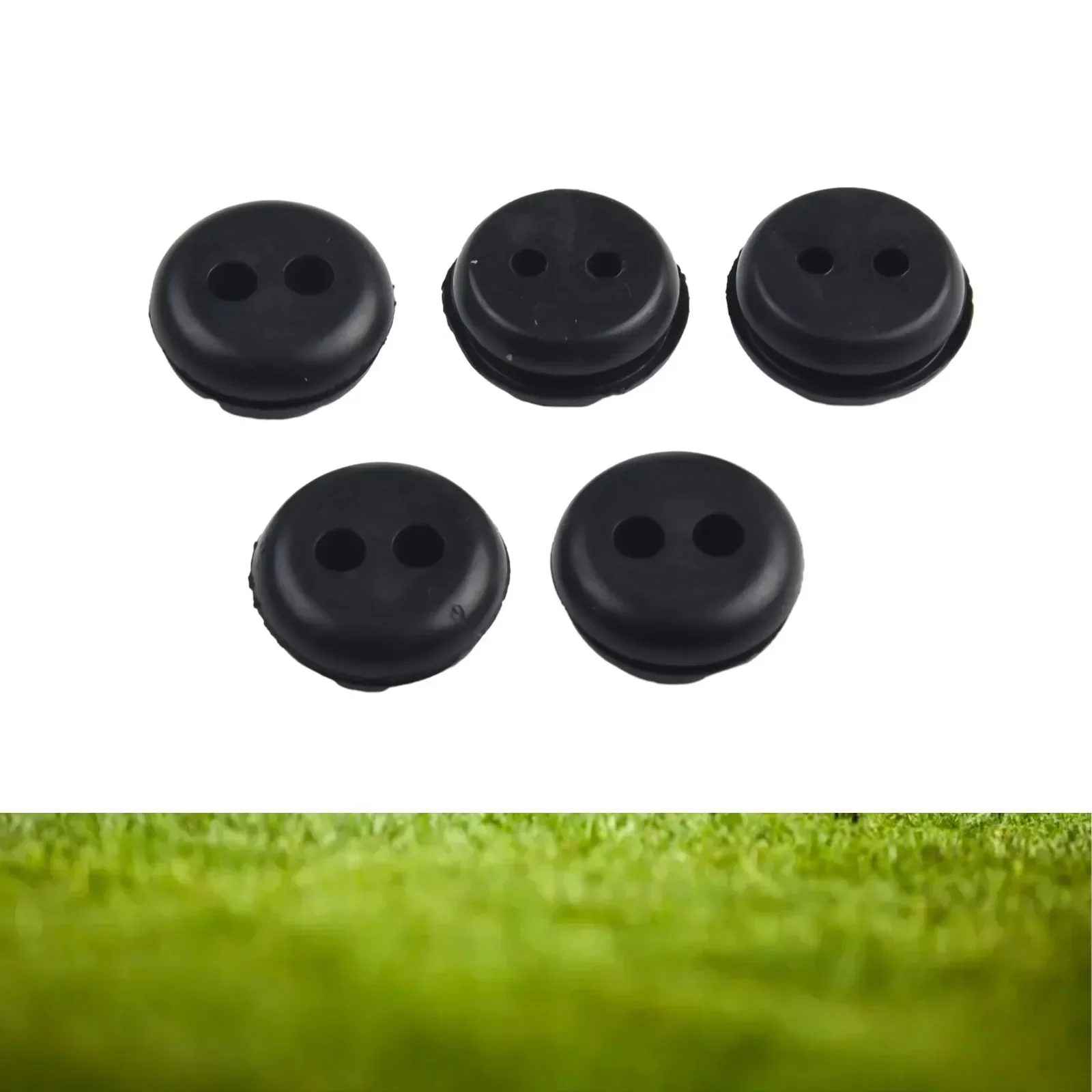 5 Pcs Rubber Grommet 2 Holes Fuel Tank Seal Grommet Fuel Tank Rubber Grommet Used For Hedge Trimmer Brush Cutters