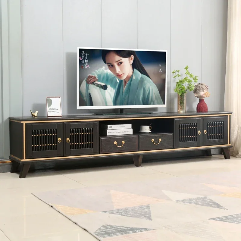 LHY26 ss CXH Modern Light Luxury Multi-Functional Home Oak Living Room TV Stand Customizable