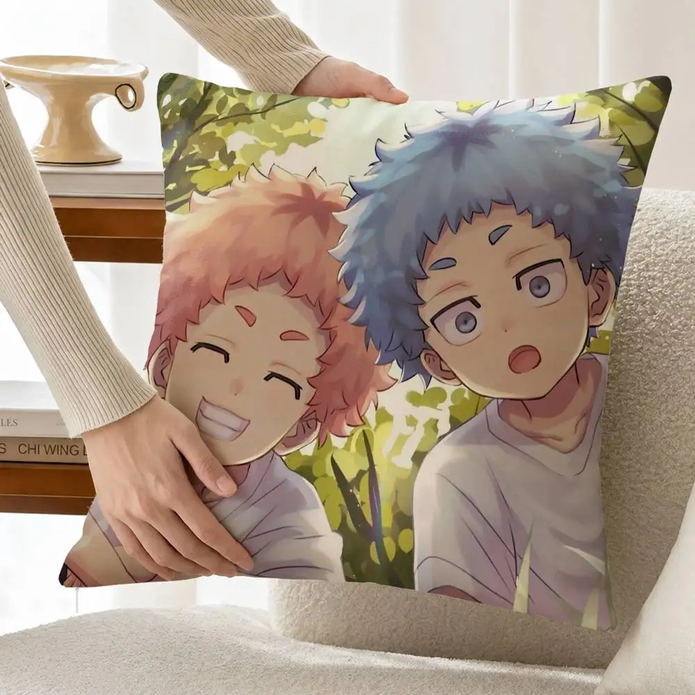 S-Smiley A-Angry Tokyo-R-Revengers Custom Double Sided Print Square Pillow Cushion Cover