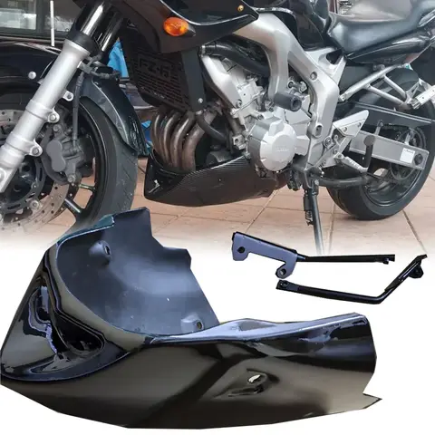 FZ6 Belly Pan Motorcycle Accessories for Yamaha Fazer 600 S2 2004 05 06 07 08 2009 2010 Engine Guard Spoiler Fairing Lower Cover