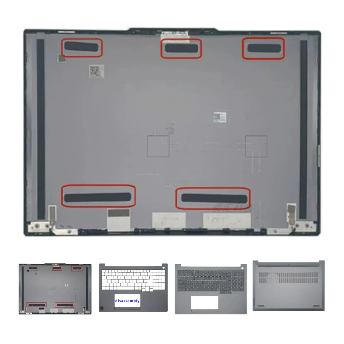 

Suitable for ThinkBook 16 G7 QOY series laptops, LCD screen top cover, screen frame, palm support, bottom shell, hinge cover