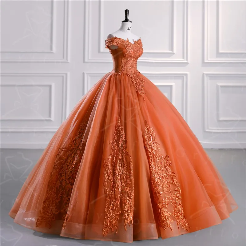 Vestidos De 15 Sweet Party Dress Quinceanera Jurk Klassieke Uit De Schouder Baljurk Real Photo Robe De Bal Aanpassen vestidos