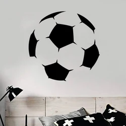 Soccer Ball Wall Decal Art Sticker Ball Game Football Vinyl Wall Sticker Home Bedroom Decor Mural Sports Wall Decor Decals A723