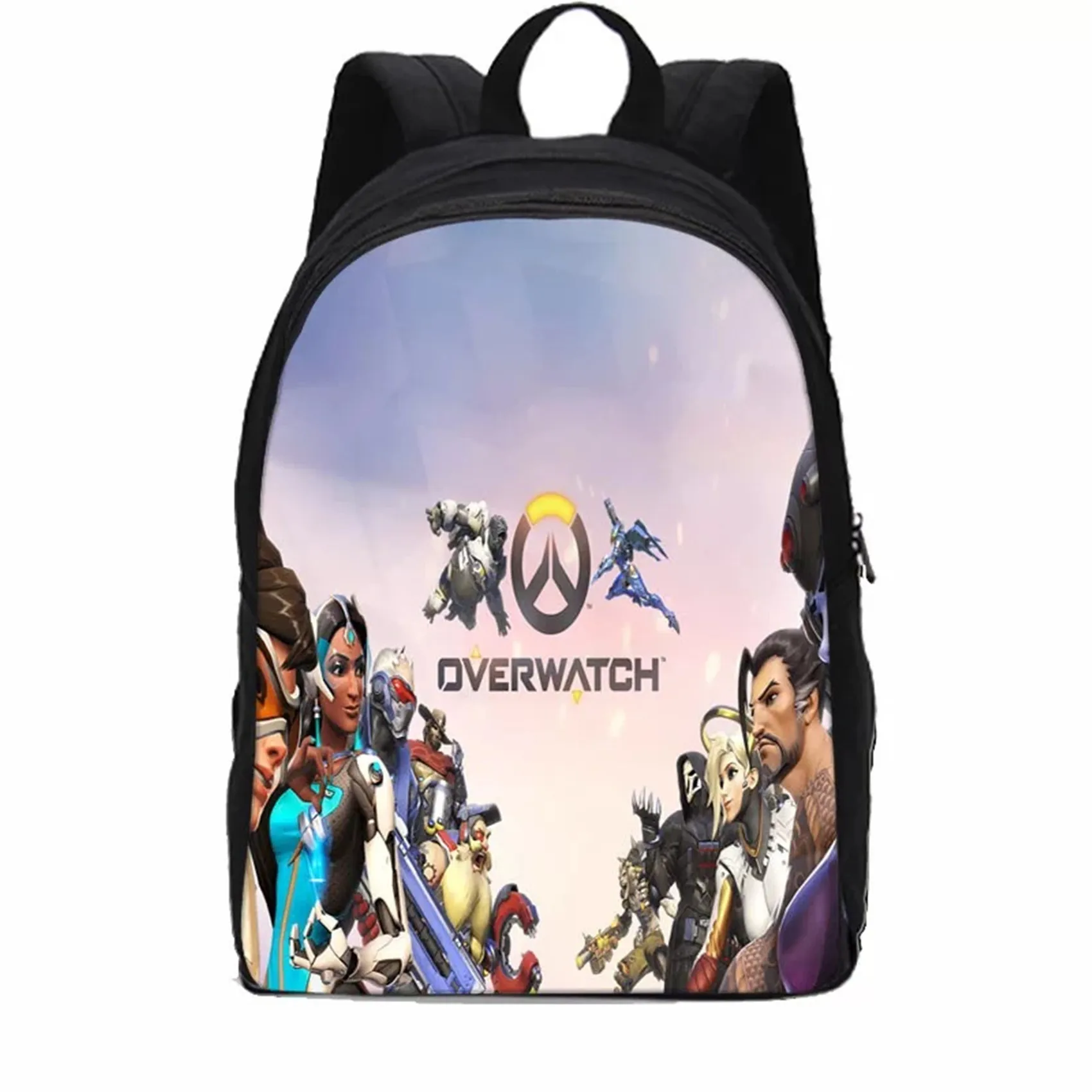 Unisex Children Cartoon Backpack Lightweight Schoolbag-Overwatches Graphic Rucksack  Durable Travel Bagpack for Kid,Teen