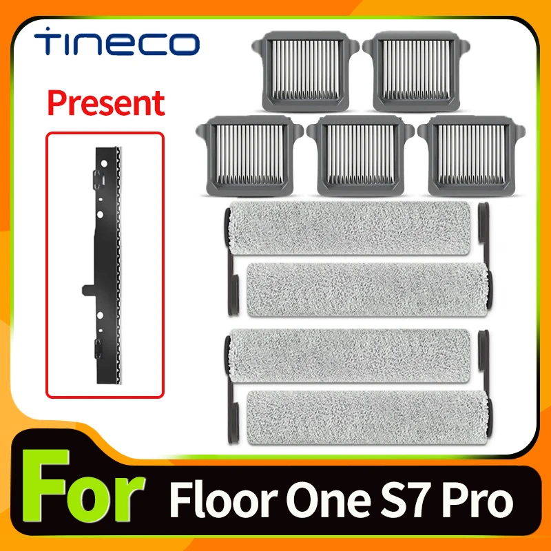 

TINECO Original Brush Roller and HEPA Filter for Floor One S7 Pro Smart Wet/Dry Vacuum Cleaner Accessories and Replacement Parts