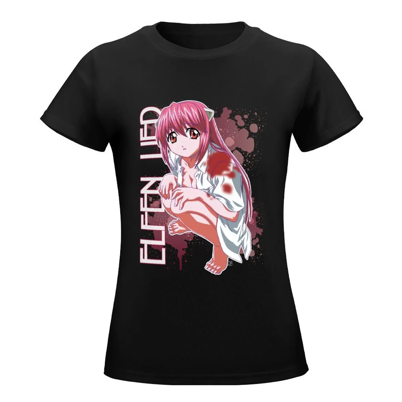 Elfen Lied T-Shirt kawaii clothes summer clothes cute clothes hippie cute t-shirts for Women