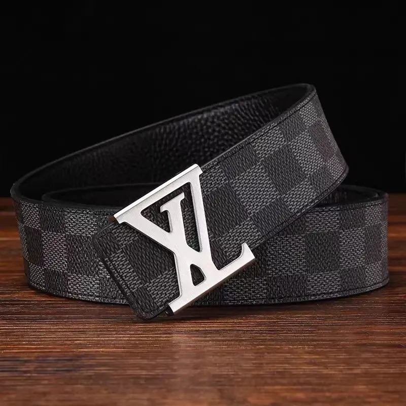 Luxe merk herenriem Hoge kwaliteit lederen zakelijke ontwerper beroemde riemen voor heren Jeansriem Mannelijke metalen gespriem