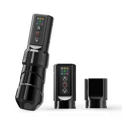 T-Rex Professional Wireless Tattoo Pen Rotate Machine Powerful Coreless Motor 2000mAh FK Battery Digital Display for Body Artist