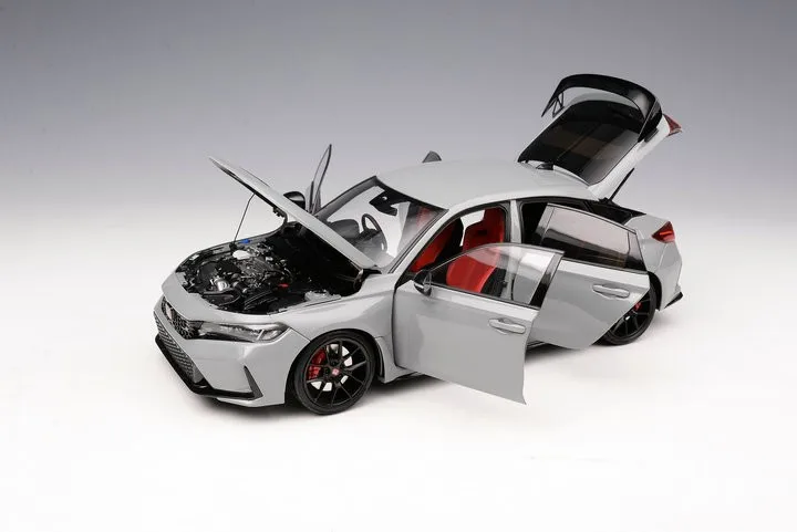 

Металлическая модель автомобиля Motorhelix 1/18 Honda Civic Type R FL5, серая, для подарка и демонстрации