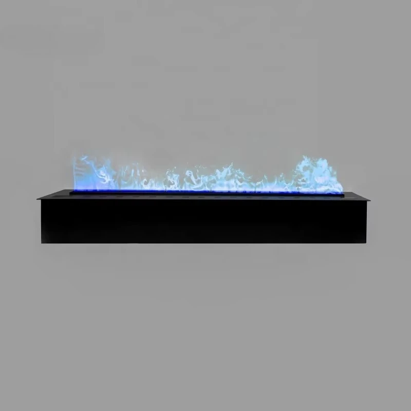 Multicolor Flame Water Vapor Steam Electric Fireplace 3D Atomization English 1000mm Built-In Household Hotel Use High Quality