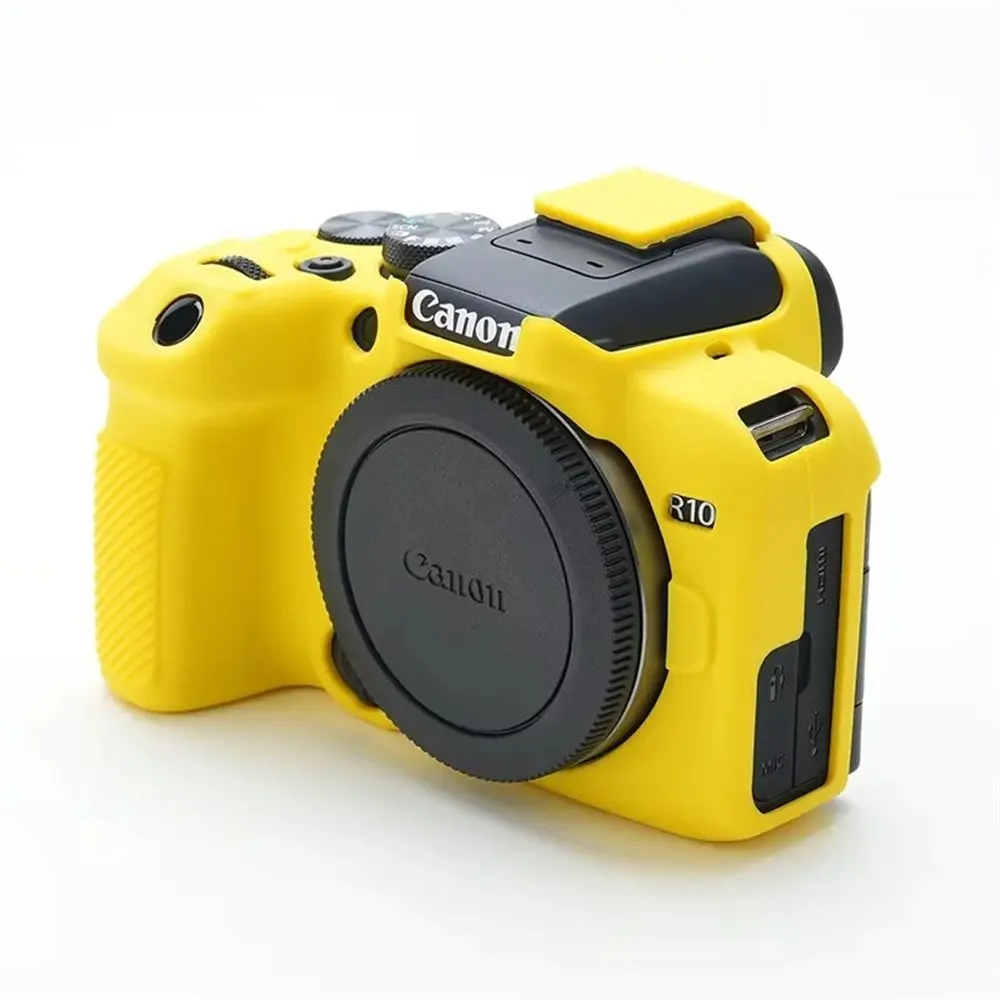 Camera Body Case Voor Canon EOS R10 R7 RP R6 R 7D 77D 600D 650D 700D Zachte Siliconen Armor Shockproof cover