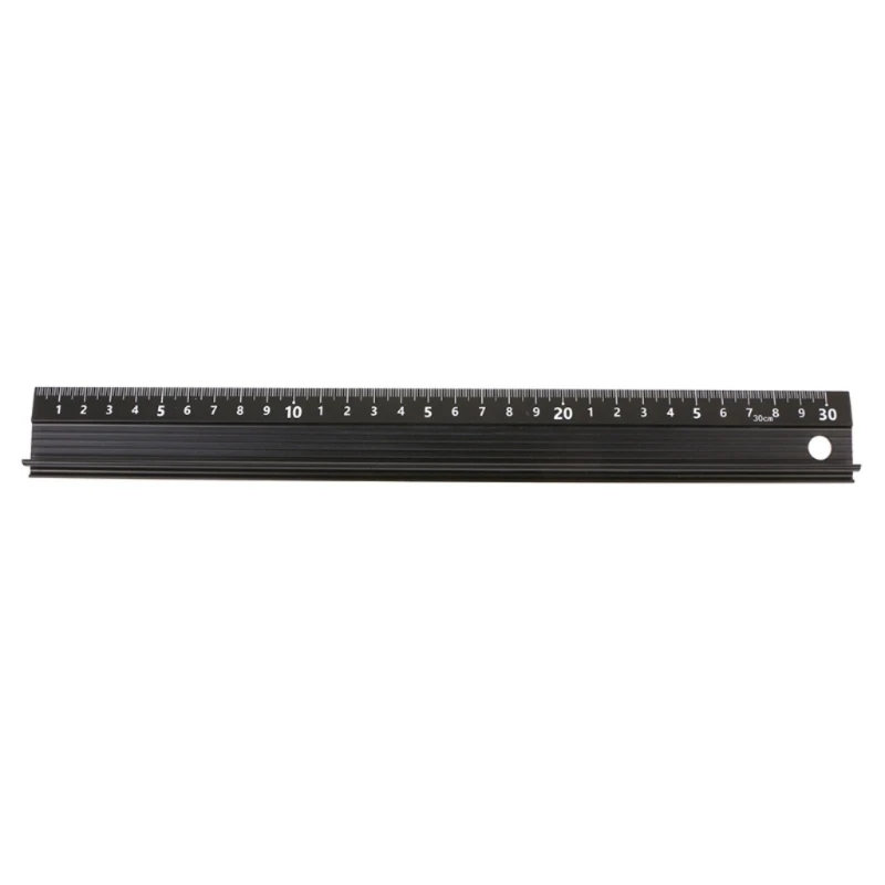 Aluminum Alloy Straight Ruler Multifunctional for Protection Anti Slip Drawing T