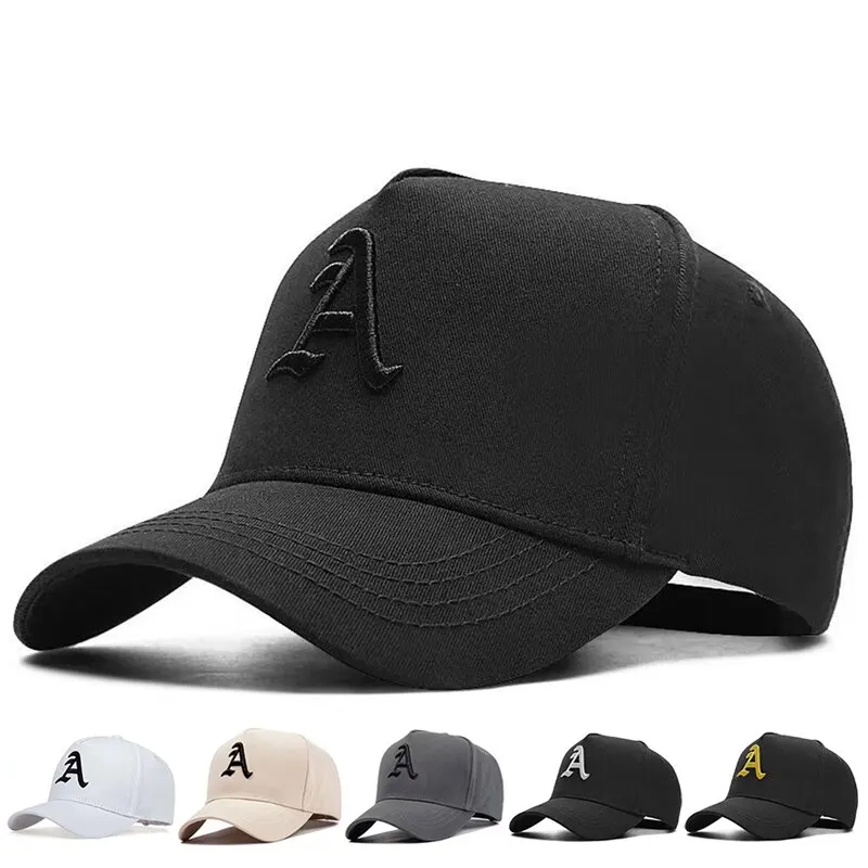 Fashion A Letter Embroidery Baseball Caps Spring and Autumn Outdoor Adjustable Casual Hats Sunscreen Hat