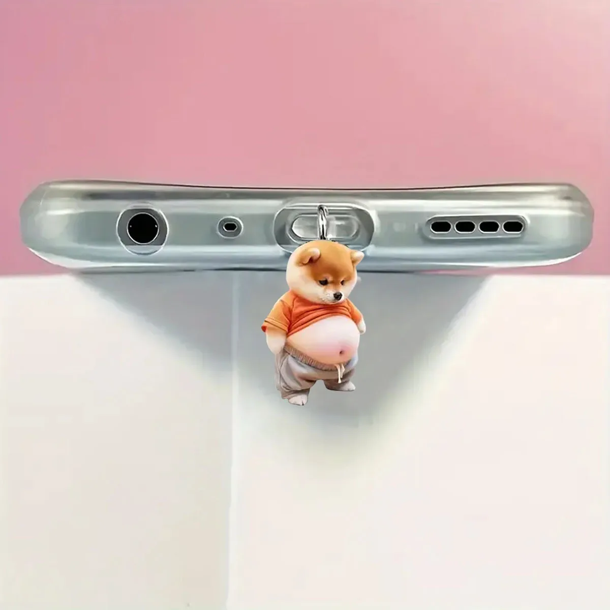 Заглушка від пилу USB-C Собачка – милий дизайн, захист порту - zdjęcie 1