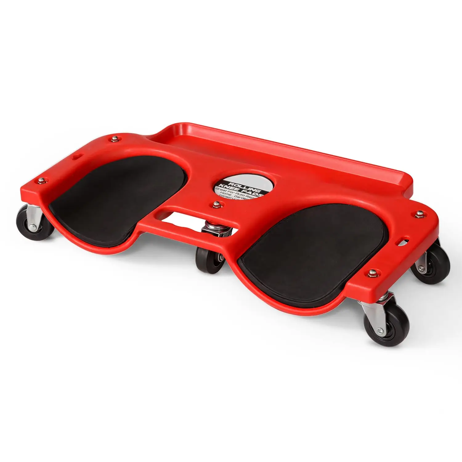 

Rolling Knee Creeper/Pads High-Impact Frame, Swivel Castors, Tool Tray Holder, Comfortable cushioning kneeling pad for Home Work