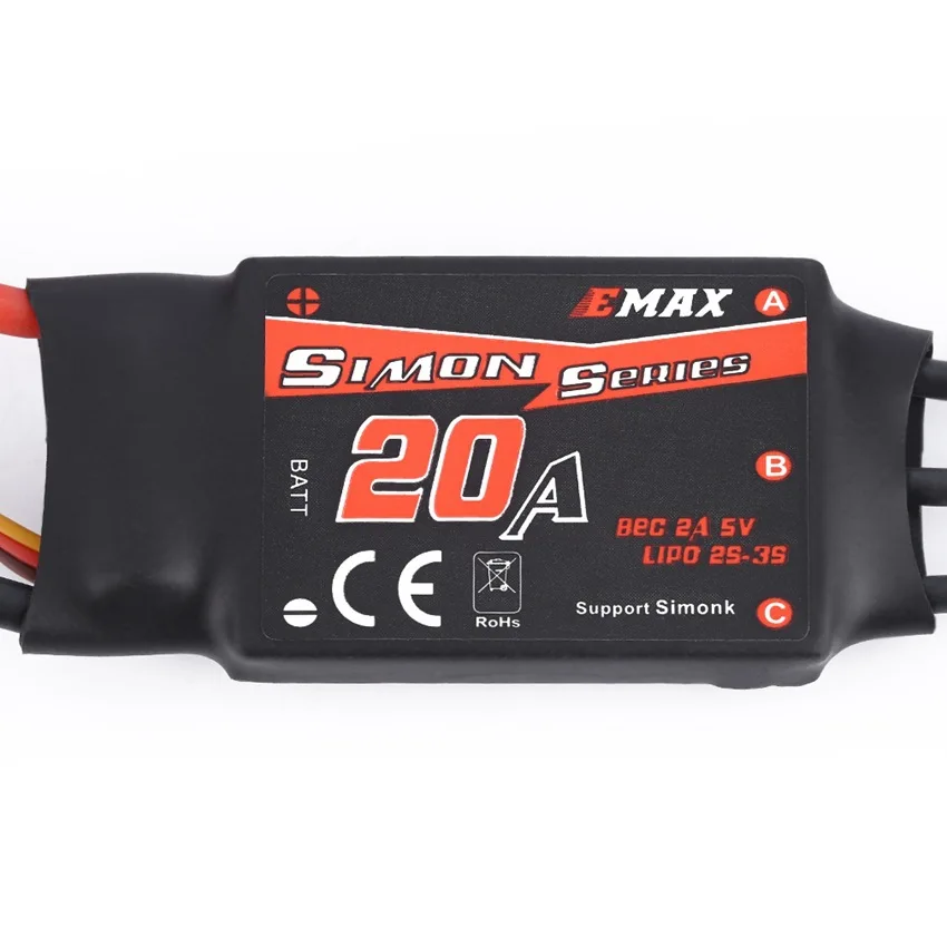 Yinyan EMAX Simon 20A Multi-axis Multi-rotor, Fixed Wing Brushless ESC Simon K Series