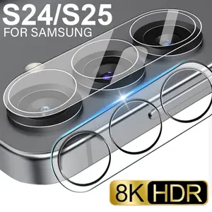 Bilashmart Samsung Galaxy S24Ultra S25Ultra S24 S25 PLUS Rear Camera Lens Tempered Glass Films Anti Scratch Protector Glass Cover