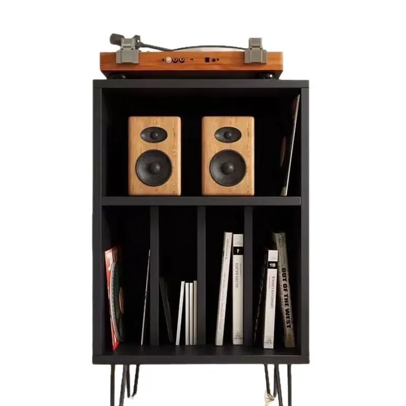 Storage cabinet Large capacity floor cabinet CD disc speaker cabinet